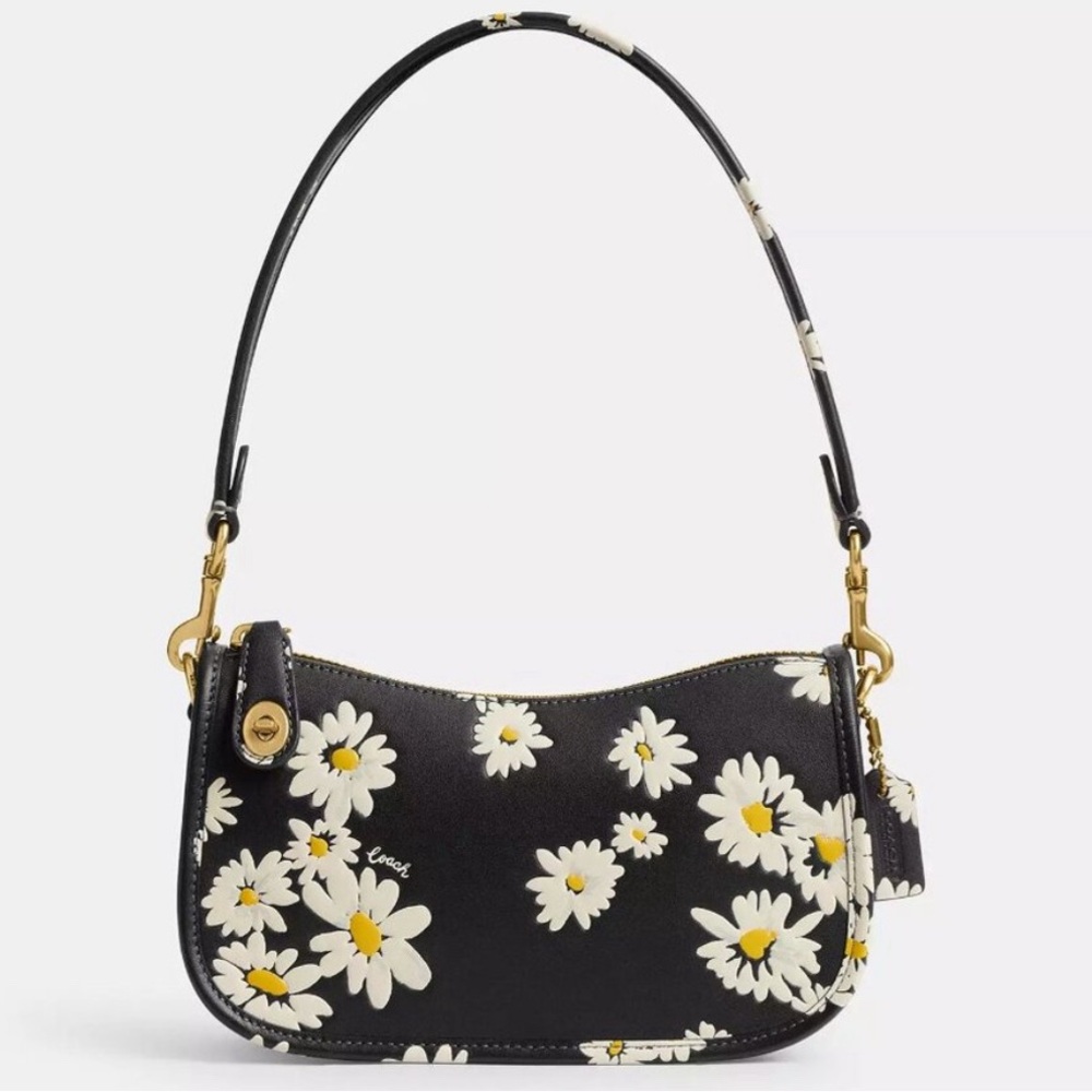 New Coach Swinger Bag 20 With Floral Print